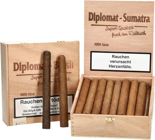 Kleinlagel Diplomat Grand Corona Zigarillos der Serie Kleinlagel Diplomat Grand Corona