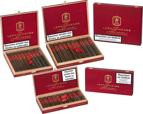 Zigarren der Serie Leon Jimenes Double Maduro