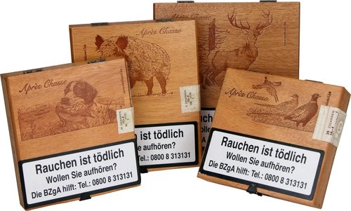 Zigarillos der Serie Apres Chasse (formerly: Belgische Jagd) Cigarillos