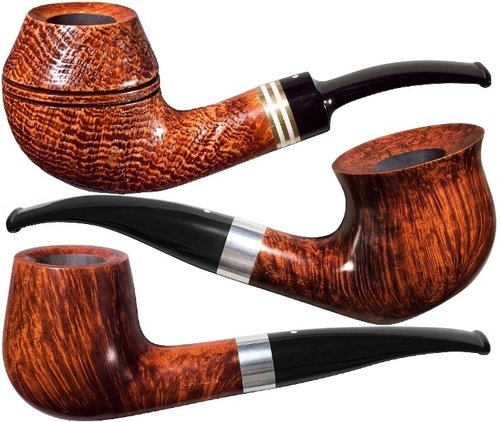 Pfeifen der Serie Vauen Giant Weißpunkt