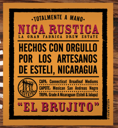 Zigarren der Serie Nica Rustica by Drew Estate