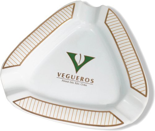 Vegueros Zigarrenaschenbecher (grün-weiß) Zigarrenzubehör der Serie Vegueros Zigarrenaschenbecher (grün-weiß)