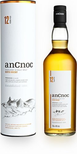 Spirituosen der Serie Ancnoc Single Malt Whisky