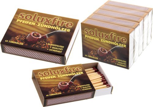Pfeifenzubehör der Serie Soluxfire Streichhölzer