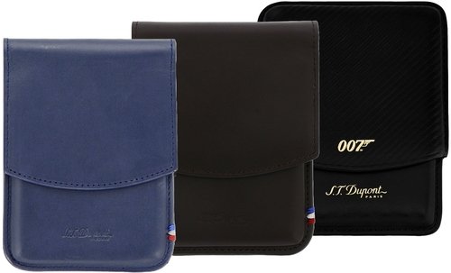 Zigarrenzubehör der Serie S.T. Dupont Zigarillo Etui Leder