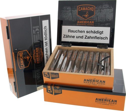 Zigarren der Serie Camacho American Barrel Aged