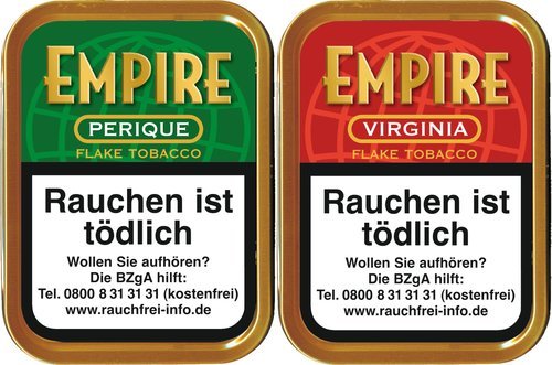 Tabak der Serie Empire (formerly: Unitas/Planta)