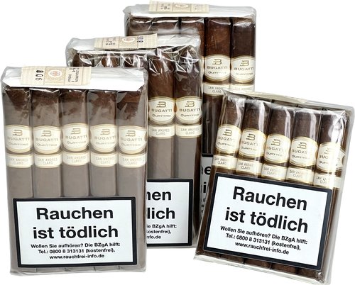 Bugatti Quattro CLARO Zigarren der Serie Bugatti Quattro CLARO