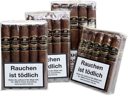 Zigarren der Serie Bugatti Quattro MADURO