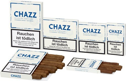 Zigarillos der Serie Chazz Seleccion Dominicana