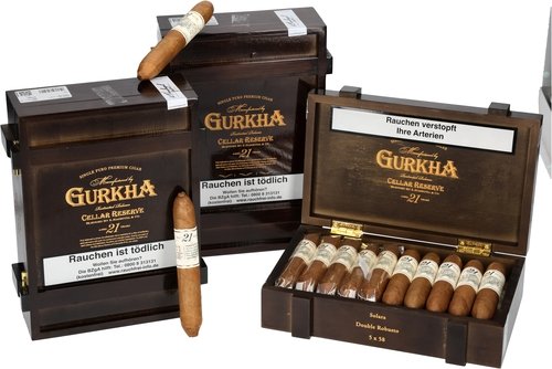 Gurkha Cellar Reserve 21 Years Zigarren der Serie Gurkha Cellar Reserve 21 Years
