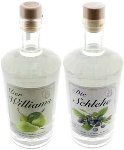 Lehmitz fruit brand Spirituosen der Serie Lehmitz fruit brand