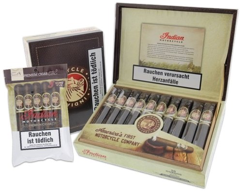 Indian Motorcycle Maduro Zigarren der Serie Indian Motorcycle Maduro