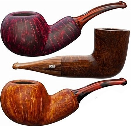 Pfeifen der Serie Chacom Reverse Calabash Pipes