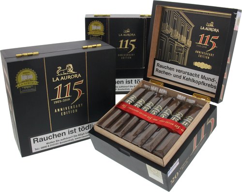 Zigarren der Serie La Aurora 115 Anniversary