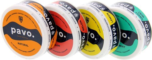 Tabak der Serie PAVO Herbal Pouches