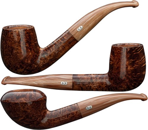 Pfeifen der Serie Chacom Nougat Pfeifen