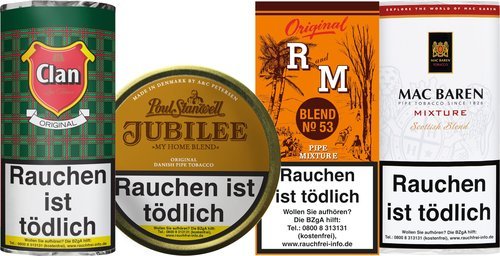 CIGARWORLD PIPES Pipe Tobacco Tasting Bundles Tabak der Serie CIGARWORLD PIPES Pipe Tobacco Tasting Bundles