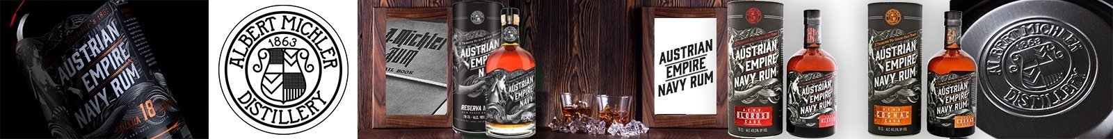 Austrian Empire Navy Rum Spirituosen der Serie Austrian Empire Navy Rum