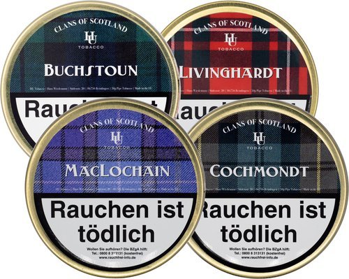 Tabak der Serie HU Tobacco Clans of Scotland