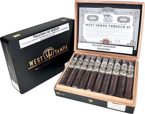 West Tampa Tobacco Company Black Zigarren der Serie West Tampa Tobacco Company Black