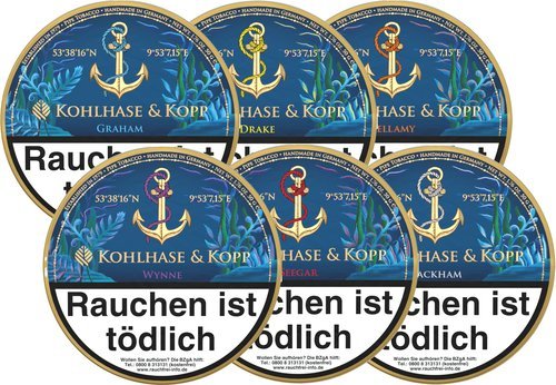 Tabak der Serie Kopp Caribbean Blue