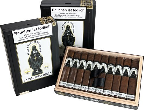 Zigarren der Serie Black Label Trading Company La Madonna Negra