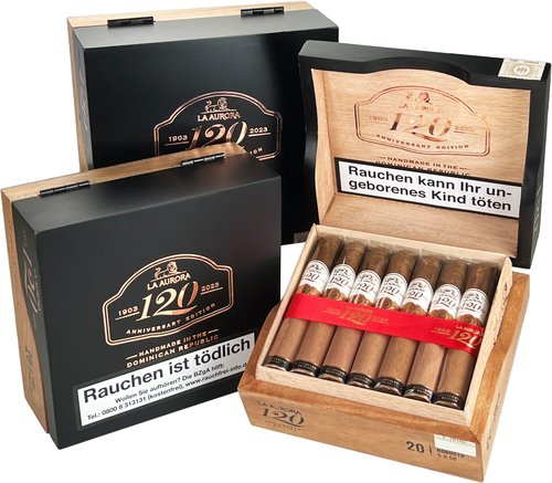 Zigarren der Serie La Aurora 120 Anniversary