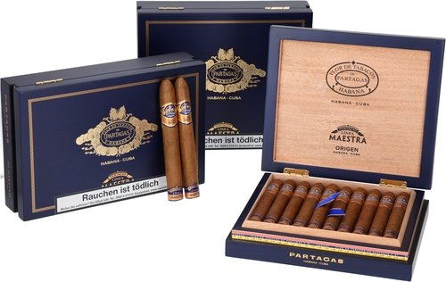 Zigarren der Serie Partagas Maestra
