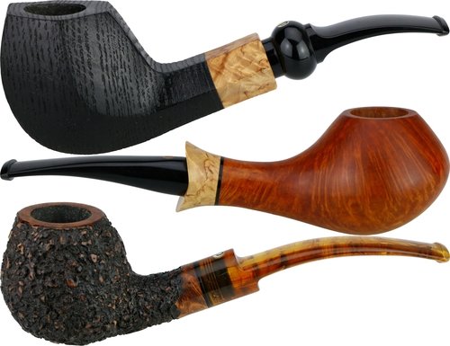 Pfeifen der Serie Prammer Pipes NOS