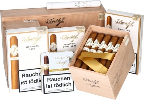 Zigarren der Serie Davidoff Signature