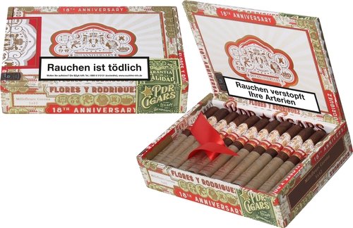 Zigarren der Serie Flores y Rodriguez 18th Anniversary