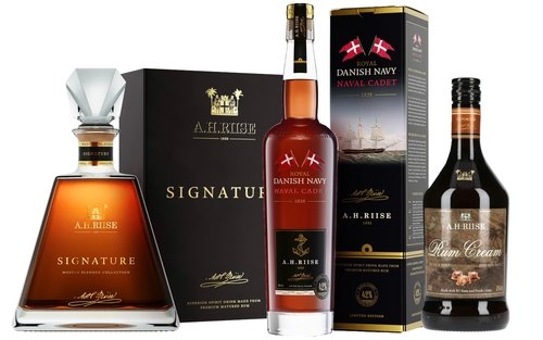 Spirituosen der Serie A.H. Riise Rum-Basis