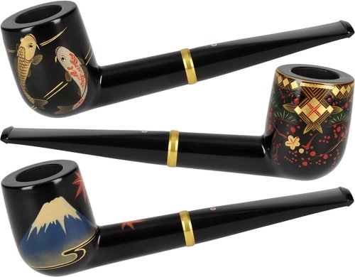 Tsuge Urushi Pfeifen der Serie Tsuge Urushi
