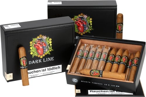 Zigarren der Serie Helvada Dark Line Hearth