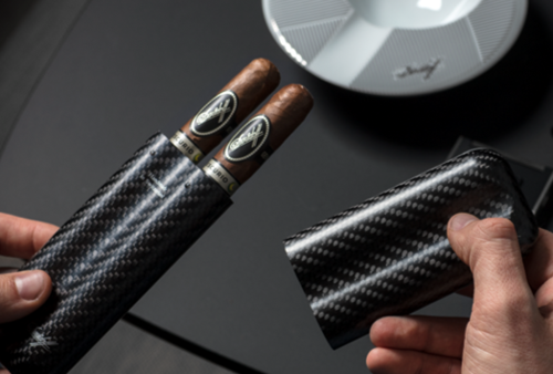 Davidoff Cigar Case Carbon Zigarrenzubehör der Serie Davidoff Cigar Case Carbon