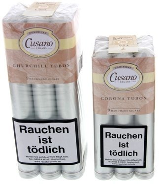 Zigarren der Serie Cusano Tubos (ehemals 3x3)