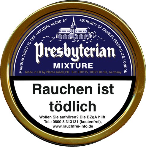 Tabak der Serie Presbyterian pipe tobacco