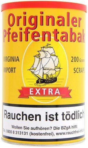 Tabak der Serie Virginia Import Scraps Pipe Tobacco