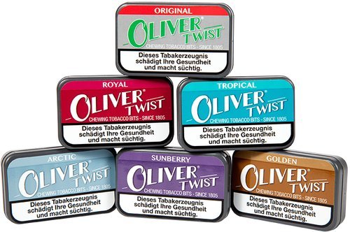 Tabak der Serie Oliver Twist Tabakpastillen
