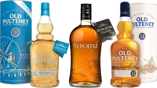 Spirituosen der Serie Old Pulteney Whisky