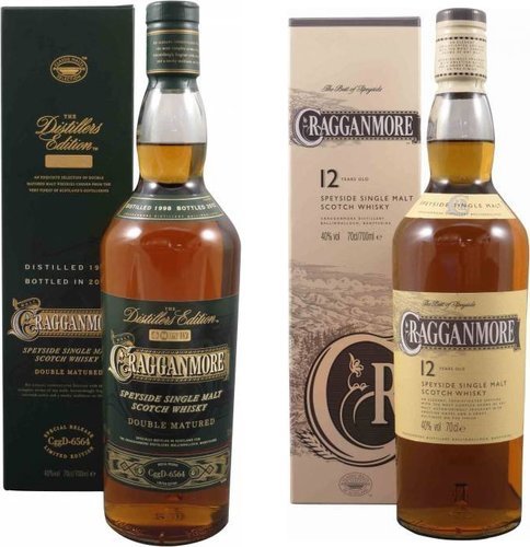 Spirituosen der Serie Cragganmore 