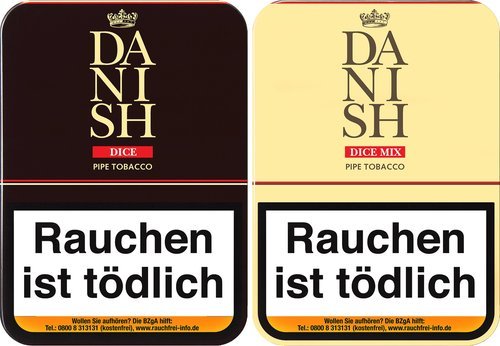 Danish Dice Pfeifentabak Tabak der Serie Danish Dice Pfeifentabak
