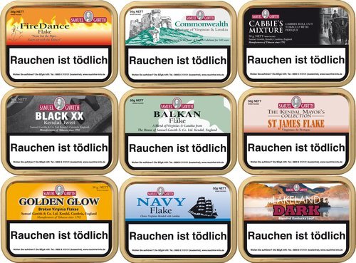 Tabak der Serie Samuel Gawith Pfeifentabak