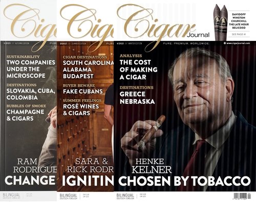Zigarrenzubehör der Serie Cigar Journal Cigar Magazines