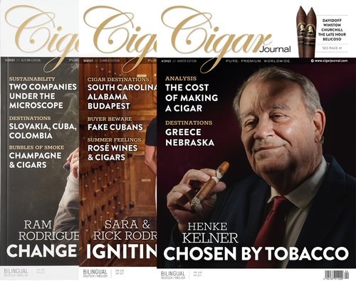 Zigarrenzubehör der Serie Cigar Journal Cigar Magazines