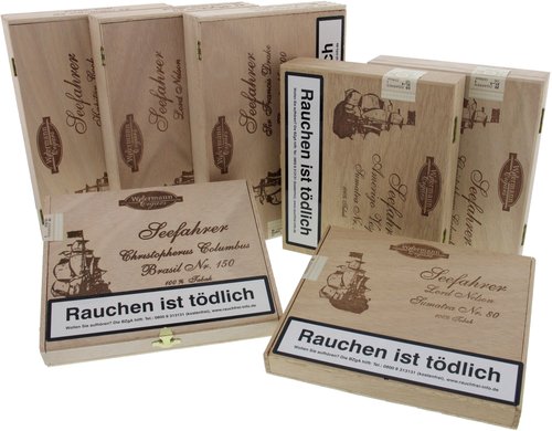 Zigarren der Serie Woermann Cigars Seefahrer 100% Tabak
