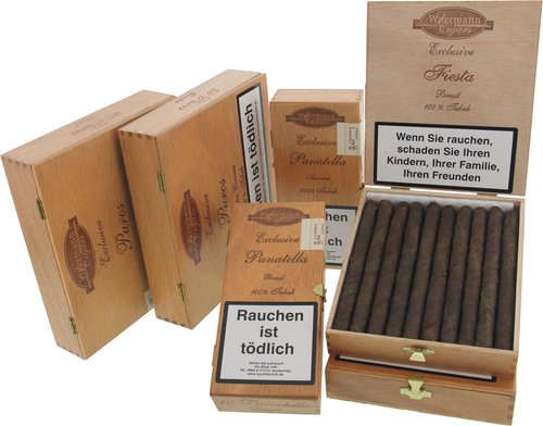Woermann Cigars Exclusive Cigars - 100% Tabak Zigarillos der Serie Woermann Cigars Exclusive Cigars - 100% Tabak