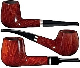 Pfeifen der Serie Vauen Laiton Glatt