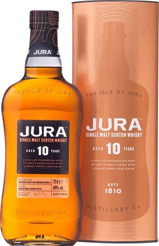 Spirituosen der Serie Isle of Jura Single Malt Whisky